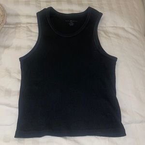 Black Brandy Melville Ribbed Tank Top